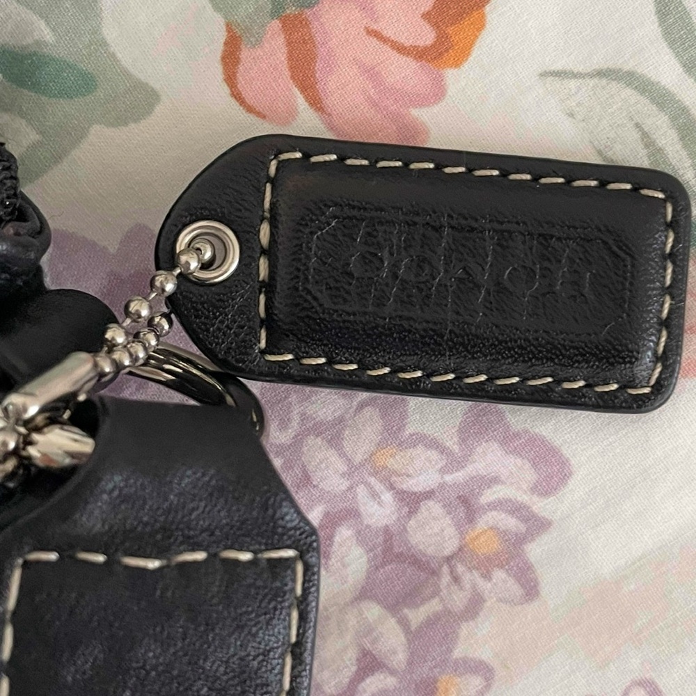 Coach Black Pebble Leather Crossbody Bag - Picture 2 of 6